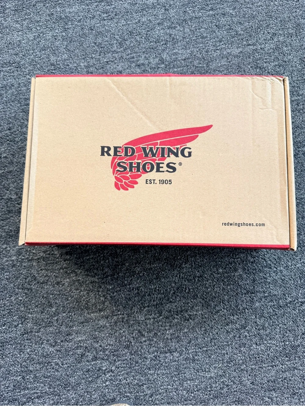 NEW Red Wing 6708 ComfortPro Safety Toe Work Shoes Men’s 9D Brown NIB